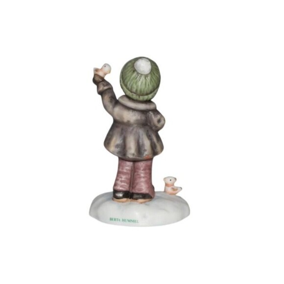 Goebel Hummel "Peaceful Perch" Porcelain Figurine Original Box COA - Picture 5 of 8